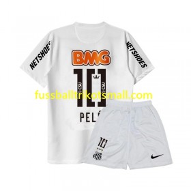 Fußballtrikots Santos PELE 10 Retro Kinder 2011-2012 Kurzarm Heimtrikotsatz kaufen